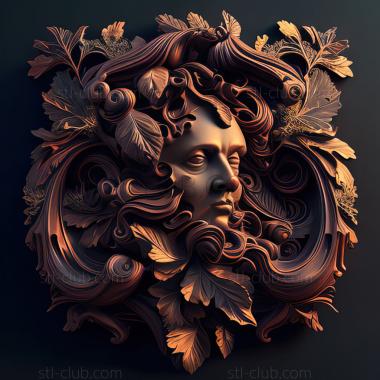 3D model st baroque (STL)